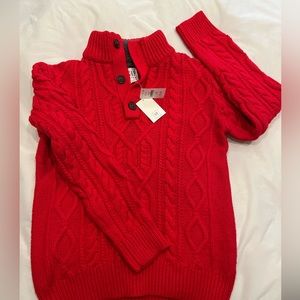 NWT Gap cable knit red sweater size 10 kids